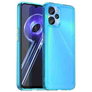 For Realme 10T Candy Series TPU Phone Case(Transparent Blue)