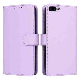 For iPhone 6 Plus / 7 Plus / 8 Plus BETOPNICE BN-005 2 in 1 Detachable Imitate Genuine Leather Phone Case(Light Purple)