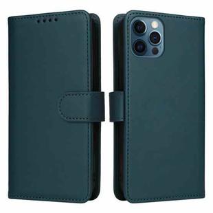 For iPhone 12 Pro Max BETOPNICE BN-005 2 in 1 Detachable Imitate Genuine Leather Phone Case(Blue)