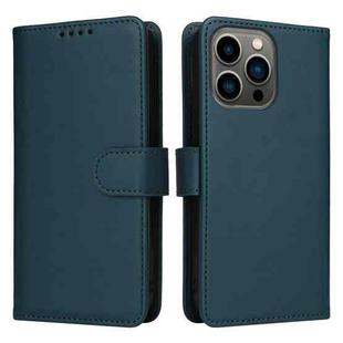 For iPhone 13 Pro BETOPNICE BN-005 2 in 1 Detachable Imitate Genuine Leather Phone Case(Blue)