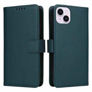 For iPhone 14 Plus BETOPNICE BN-005 2 in 1 Detachable Imitate Genuine Leather Phone Case(Blue)