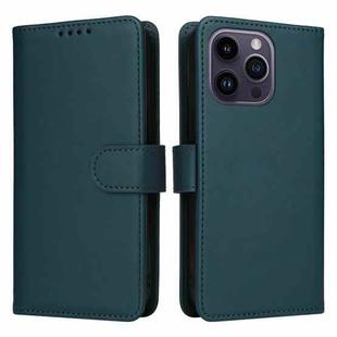 For iPhone 14 Pro Max BETOPNICE BN-005 2 in 1 Detachable Imitate Genuine Leather Phone Case(Blue)