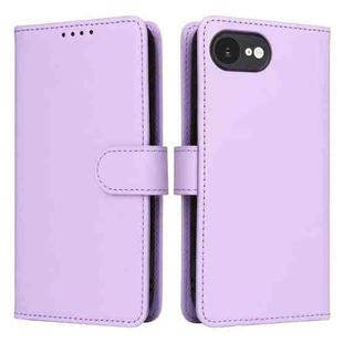 For iPhone 16e BETOPNICE BN-005 2 in 1 Detachable Imitate Genuine Leather Phone Case(Light Purple)