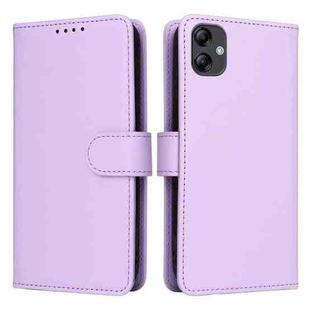 For Samsung Galaxy A04E 4G BETOPNICE BN-005 2 in 1 Detachable Imitate Genuine Leather Phone Case(Light Purple)