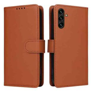 For Samsung Galaxy A13 5G / A04S / A04 BETOPNICE BN-005 2 in 1 Detachable Imitate Genuine Leather Phone Case(Brown)