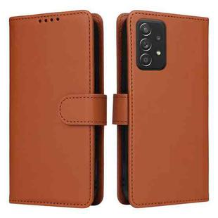 For Samsung Galaxy A52 4G / A52 5G BETOPNICE BN-005 2 in 1 Detachable Imitate Genuine Leather Phone Case(Brown)