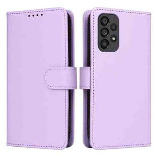 For Samsung Galaxy A53 5G BETOPNICE BN-005 2 in 1 Detachable Imitate Genuine Leather Phone Case(Light Purple)