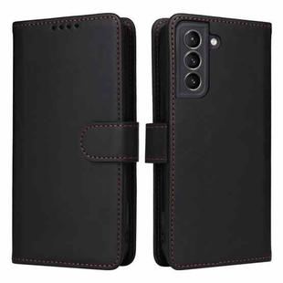 For Samsung Galaxy S21 BETOPNICE BN-005 2 in 1 Detachable Imitate Genuine Leather Phone Case(Black)