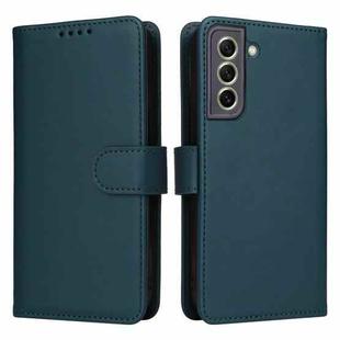 For Samsung Galaxy S21 FE BETOPNICE BN-005 2 in 1 Detachable Imitate Genuine Leather Phone Case(Blue)
