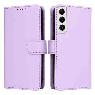 For Samsung Galaxy S22 BETOPNICE BN-005 2 in 1 Detachable Imitate Genuine Leather Phone Case(Light Purple)