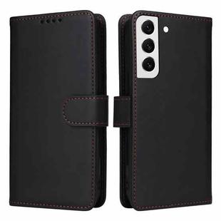 For Samsung Galaxy S22 BETOPNICE BN-005 2 in 1 Detachable Imitate Genuine Leather Phone Case(Black)