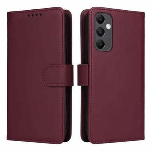 For Samsung Galaxy A05s BETOPNICE BN-005 2 in 1 Detachable Imitate Genuine Leather Phone Case(Wine Red)