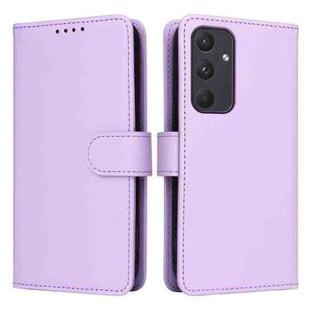For Samsung Galaxy A55 BETOPNICE BN-005 2 in 1 Detachable Imitate Genuine Leather Phone Case(Light Purple)