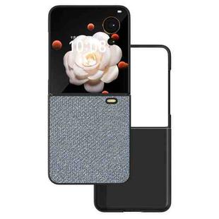 For For Honor Magic V Flip ABEEL Diamond Series Black Edge PU Phone Case(Black)