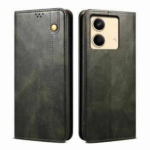 For Xiaomi Redmi Note 13R Pro Oil Wax Crazy Horse Texture Leather Phone Case(Green)