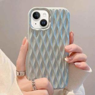 For iPhone 14 Plus Water Ripple Texture TPU Phone Case(Grey)