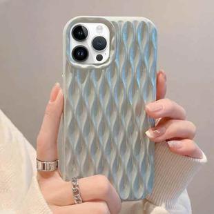 For iPhone 14 Pro Water Ripple Texture TPU Phone Case(Grey)