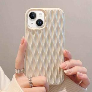 For iPhone 13 Water Ripple Texture TPU Phone Case(White)