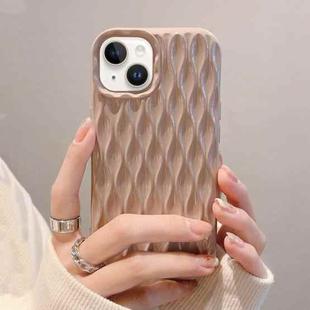 For iPhone 13 Water Ripple Texture TPU Phone Case(Pink)