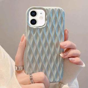 For iPhone 12 Water Ripple Texture TPU Phone Case(Grey)