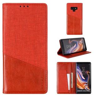 For Samsung Galaxy Note9 MUXMA MX109 Horizontal Flip Leather Case with Holder & Card Slot & Wallet(Red)