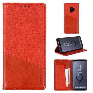 For Samsung Galaxy S9 MUXMA MX109 Horizontal Flip Leather Case with Holder & Card Slot & Wallet(Red)