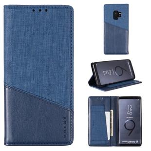 For Samsung Galaxy S9 MUXMA MX109 Horizontal Flip Leather Case with Holder & Card Slot & Wallet(Blue)
