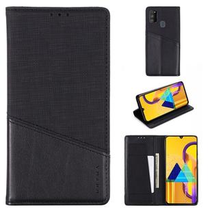 For Samsung Galaxy M30s MUXMA MX109 Horizontal Flip Leather Case with Holder & Card Slot & Wallet(Black)