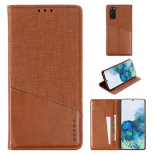 For Samsung Galaxy S20 MUXMA MX109 Horizontal Flip Leather Case with Holder & Card Slot & Wallet(Brown)