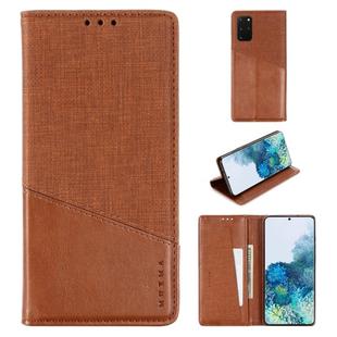 For Samsung Galaxy S20 Plus MUXMA MX109 Horizontal Flip Leather Case with Holder & Card Slot & Wallet(Brown)