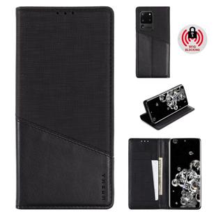 For Samsung Galaxy S20 Ultra MUXMA MX109 Horizontal Flip Leather Case with Holder & Card Slot & Wallet(Black)