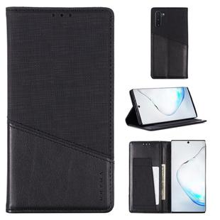 For Samsung Galaxy Note 10 MUXMA MX109 Horizontal Flip Leather Case with Holder & Card Slot & Wallet(Black)