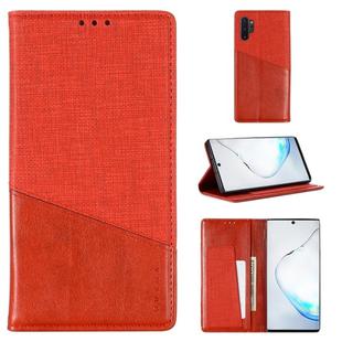 For Samsung Galaxy Note 10 Pro MUXMA MX109 Horizontal Flip Leather Case with Holder & Card Slot & Wallet(Red)