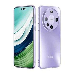 For Huawei Mate 60 Pro Electroplating All-Inclusive Lens Protection Phone Case(Purple)