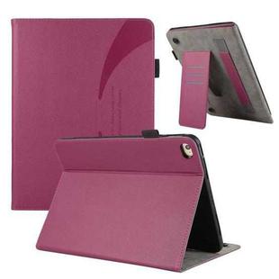 For iPad mini 5 / 4 / 3 / 2 Litchi Texture Leather Sucker Tablet Case(Purple)