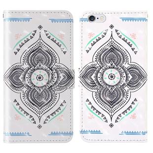 For iPhone 6 / 6s 3D Painting Colored Drawing Pattern Horizontal Flip TPU + PU Leather Case with Holder & Card Slots & Wallet & Lanyard(Spinning Top)