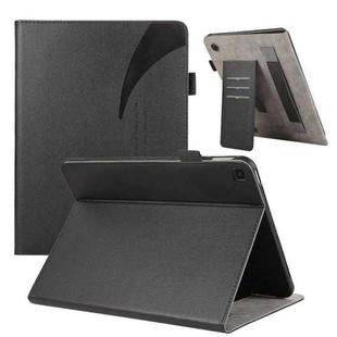 For Samsung Galaxy Tab S6 Lite / P610 Litchi Texture Leather Sucker Tablet Case(Black)