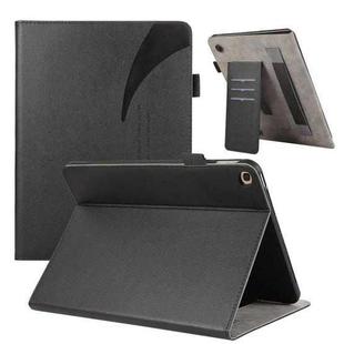 For Samsung Galaxy Tab A 10.1 2019 T510 Litchi Texture Leather Sucker Tablet Case(Black)