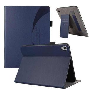 For Lenovo Tab M8 3rd Gen 8705 Litchi Texture Leather Sucker Tablet Case(Dark Blue)