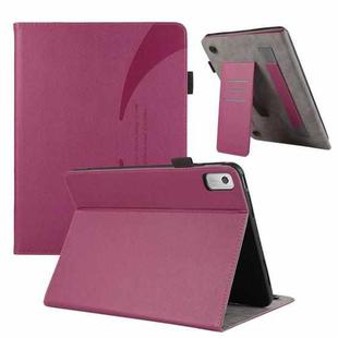 For Lenovo Tab M9 2023 Litchi Texture Leather Sucker Tablet Case(Purple)