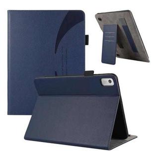 For Lenovo Tab M9 2023 Litchi Texture Leather Sucker Tablet Case(Dark Blue)