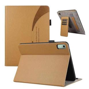 For Lenovo Pad Pro 11.5 2023 Litchi Texture Leather Sucker Tablet Case(Brown)