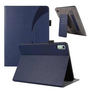 For Lenovo Pad Pro 11.5 2023 Litchi Texture Leather Sucker Tablet Case(Dark Blue)