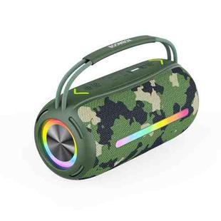 T&G X360 20W RGB Colorful Bluetooth Speaker Portable Outdoor 3D Stereo Speaker(Camouflage)