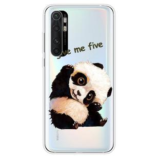 For Xiaomi Mi Note 10 Lite Shockproof Painted TPU Protective Case(Fighting Panda)