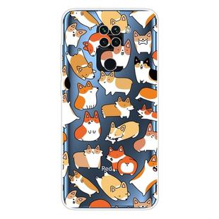 For Xiaomi Redmi 10X 4G / Redmi Note 9 Shockproof Painted TPU Protective Case(Corgis)