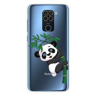 For Xiaomi Redmi 10X 4G / Redmi Note 9 Shockproof Painted TPU Protective Case(Bamboo Panda)