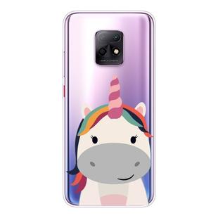 For Xiaomi Redmi 10X 5G Shockproof Painted TPU Protective Case(Fat Unicorn)