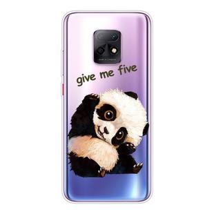 For Xiaomi Redmi 10X 5G Shockproof Painted TPU Protective Case(Fighting Panda)
