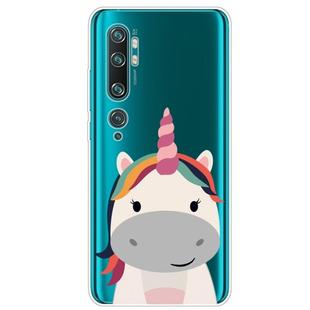 For Xiaomi Mi CC9 Pro Shockproof Painted TPU Protective Case(Fat Unicorn)